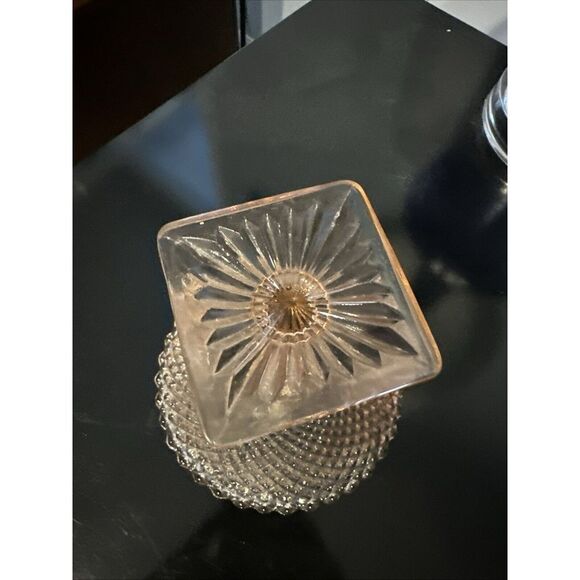 Vintage 1930's Anchor Hocking Miss America Pink‎ Compote USA - Picture 3 of 4